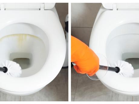 Tipy, jak odstranit vodní kámen z toalety
